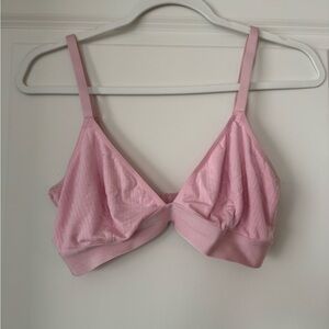 JoySpun Pink Wireless Triangle Bralette